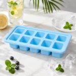 10 Compartment Silicone Ice Cube Tray with Optional Lid
